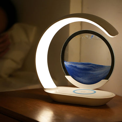 lampe de chevet sans fil sur table en decoration