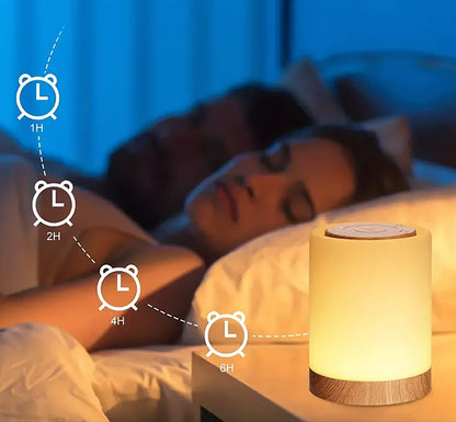 lampe de chevet tactile design a minuterie