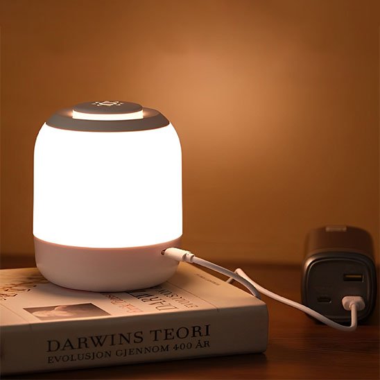 Lampe de chevet tactile en rechargeable