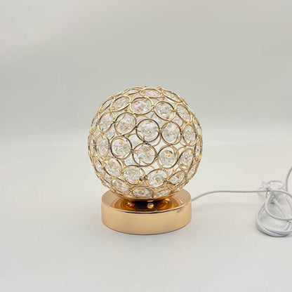 lampe de chevet vintage de couleur or