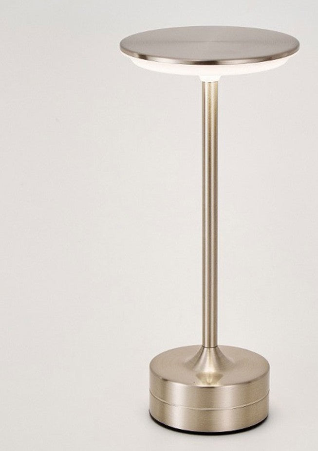 lampe de table led rechargeable argent