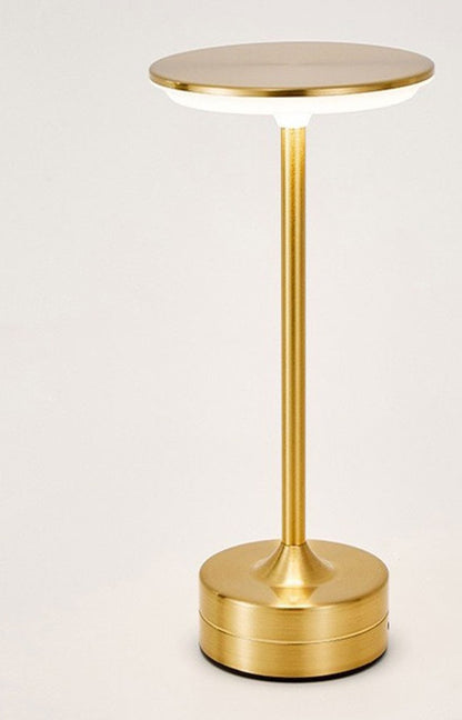 lampe de table led rechargeable or